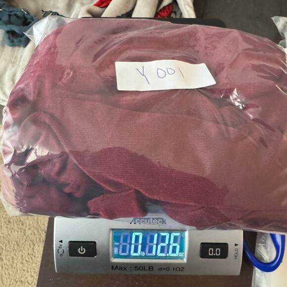 Free People Intimately Burgundy Long Sleeve Deep V Neck‎ Twist Front Top Size S - Picture 8 of 8